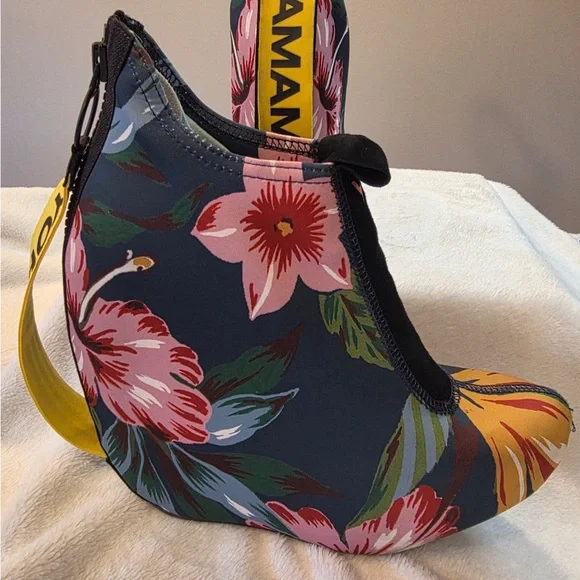 Y3 Yohji Yamamoto Floral Ankle Boots - Multicolor - Picture 3 of 3